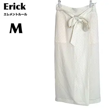Erick/엘리먼트 룰루 [M] 롱 스커트 도트 허리 끈 리본