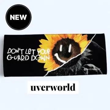 [ 새상품 ] uverworld 우버월드 타월 해바라기 페이스타올