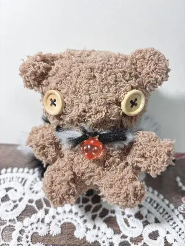 곰 곰 아미구루미 버튼 눈