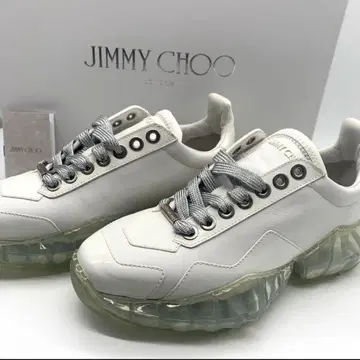 JIMMY CHOO 화이트 스니커즈