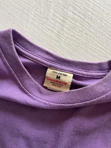 Goodwear 퍼플 티셔츠 M 사이즈