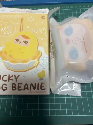 PUCKY Egg Beanie 시리즈 핸드 타월 [Steamed Egg]