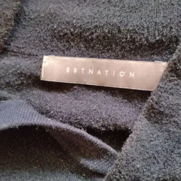 ESTNATION 니트 스웨터 피케 셔츠