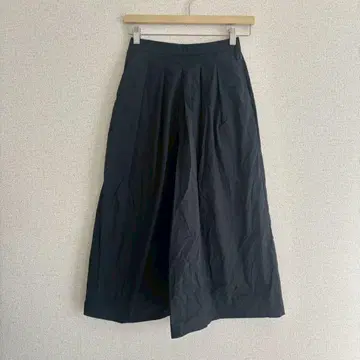 애니팜 와이드 팬츠 S 가우초 허리밴딩 깊은 포켓 플리츠