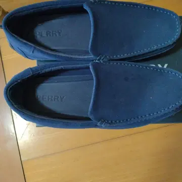 SPERRY 스웨이드 로퍼 파랑