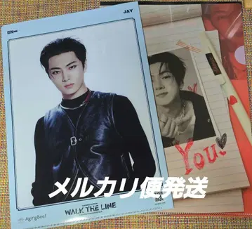 ENHYPEN 제이 JAY 에이징 비프 반다이 클리어 파일 2매