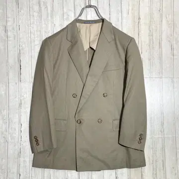 Ermenegildo Zegna 더블 테일러드 자켓 베이지