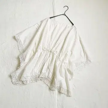 nest Robe 네스트로브 레이스 볼레로 블라우스 화이트