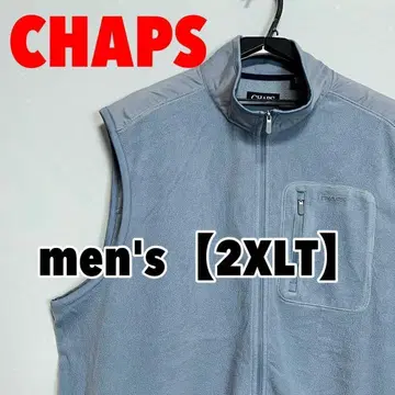f878 [ CHAPS ] 풀 집업 플리스 베스트 [ 2XLT ]