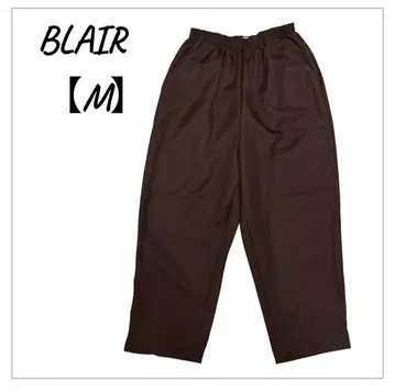 BLAIR 테이퍼드 팬츠 브라운 허리 전체 밴딩 새상품급 [M]
