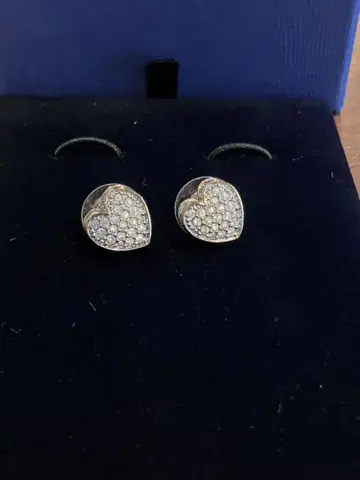 SWAROVSKI 스와로브스키 하트 귀걸이
