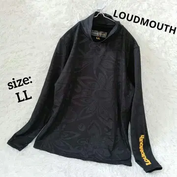 LOUDMOUTH 모크넥 셔츠 샤가 데릭 패턴 LL