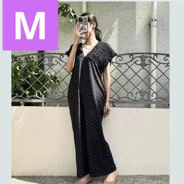 시마무라 laxdantia 도트 셔링 살로펫 M 사이즈
