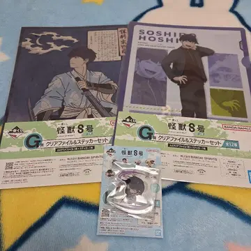 괴수 8호 제일복권 호시나 클리어 파일 아크릴 참 호시나 소우시로