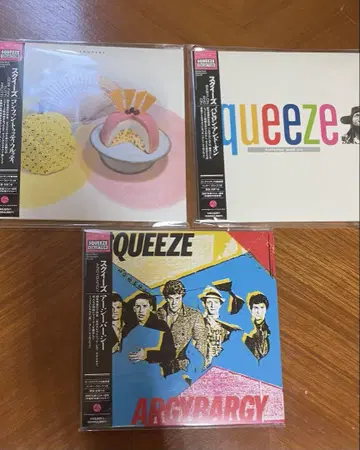 Squeeze 종이 자켓 앨범 3장 세트 오비 포함 2007 마스터