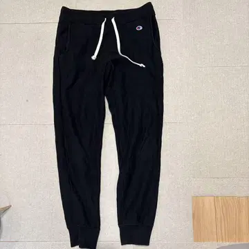Champion 블랙 스웨트 팬츠
