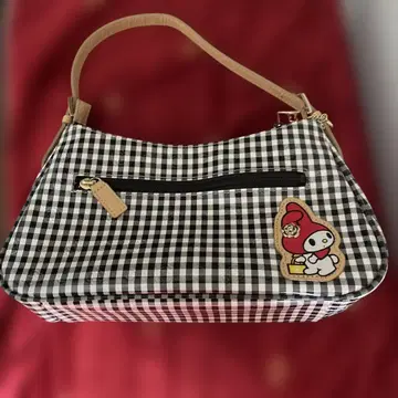 마이멜로디 깅엄 체크 핸드백