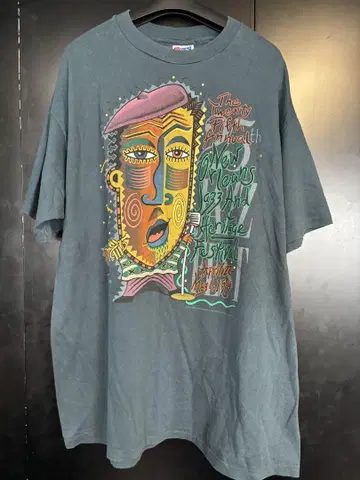 초레어 90'S 당시 물건 JAZZ 티셔츠 빈티지 사이즈 XL USA제
