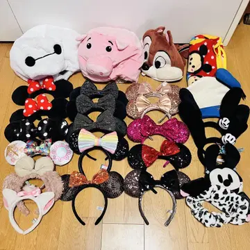 디즈니 팬캡 머리띠 모자 묶음 판매 세트 대량