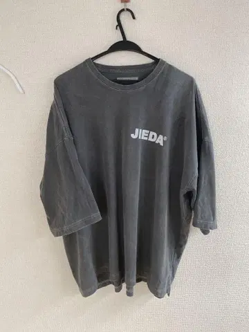 JIEDA 빅 실루엣 그레이 티셔츠