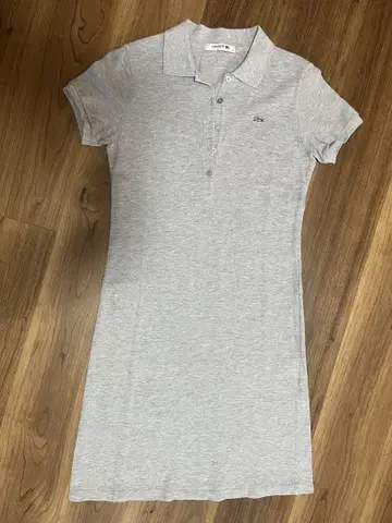 Lacoste 그레이 폴로 셔츠 원피스 반팔