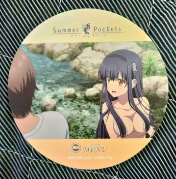 Summer Pockets 콜라보 카페 코스터 구지마 카모