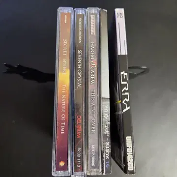CD 하드 록 헤비메탈 메탈코어 5장 묶음 판매 서양 POP