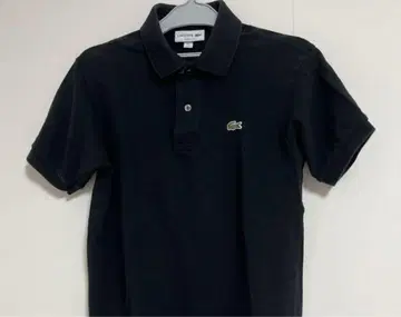 LACOSTE 클래식 핏 피케 셔츠 US S 블랙