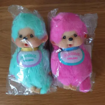 미개봉 새상품 몬치치 COLORS 봉제 인형 키체인 2종