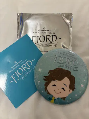 Mrs. GREEN APPLE FJORD 캔뱃지 료짱