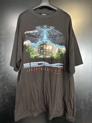 90년대 당시 상품 INDEPENDENCE DAY 티셔츠 빈티지 XL
