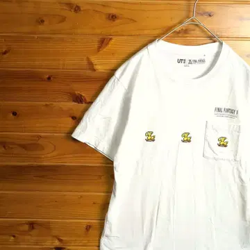 FINAL FANTASY 유니클로 UNIQLO 반팔 티셔츠 S 초코보
