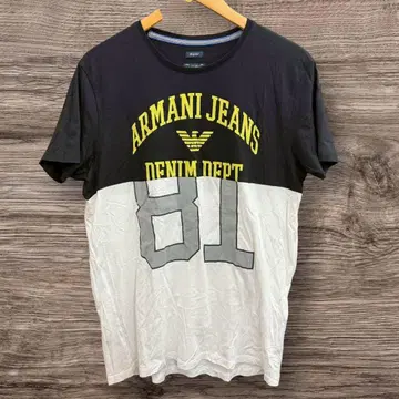 아르마니진 ARMANI JEANS 티셔츠 반팔 이글 로고