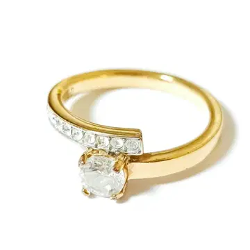 스와로브스키 반지 골드 쁘띠 하자품 SWAROVSKI