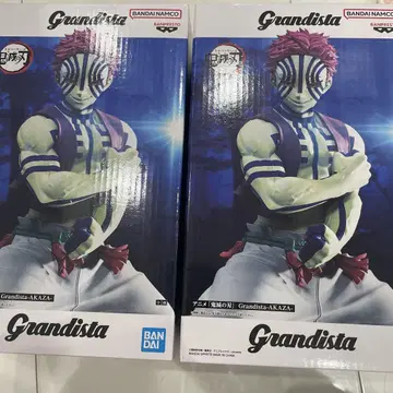 Grandista-AKAZA 귀멸의 칼날 피규어 2개 세트 간편 포장