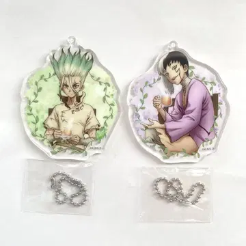 Dr. STONE 이시가미 센쿠 아사기리 겐 애프터눈 티 아크릴 키링