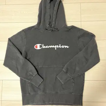 Champion 후드티 L 사이즈 다크 그레이