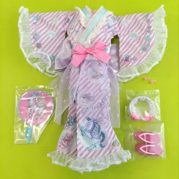 에코네코 유카타 리카짱 아웃핏 기모노 유카타 새상품