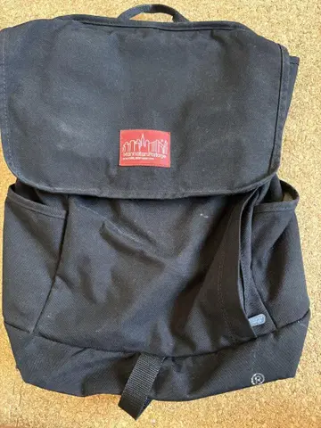 Manhattan Portage 블랙 백팩