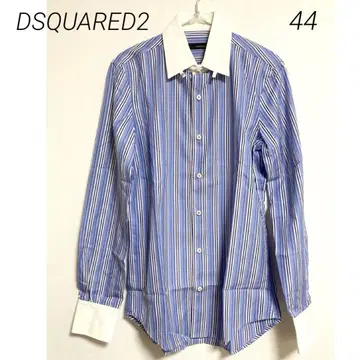 0403 DSQUARED2 디스퀘어드 스트라이프 긴팔 셔츠 44