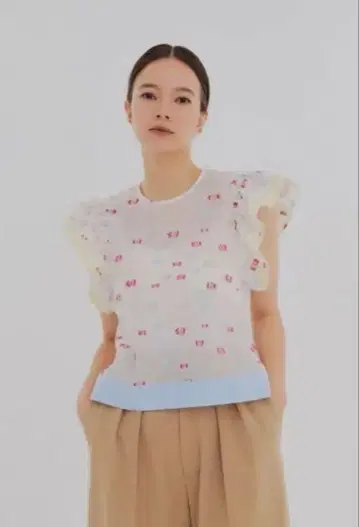 yori shirocon 라메 캔디 컬러 블라우스 36