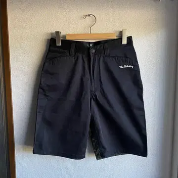 미사용 새상품 Subciety 숏팬츠 블랙 카모 패턴