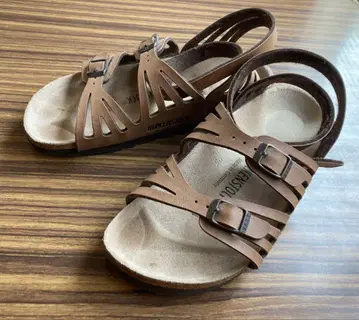 BIRKENSTOCK 브라운 컴포트 샌들 36