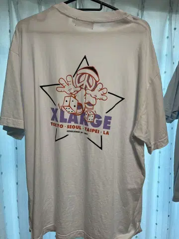 XLARGE T셔츠 도쿄 서울 타이베이 LA