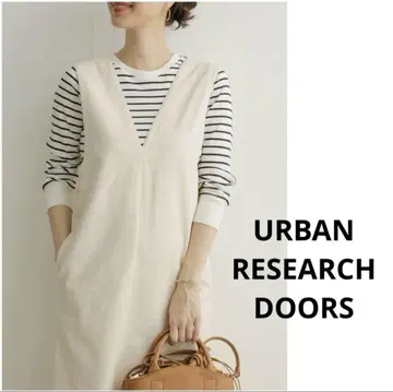 URBAN RESEARCH DOORS 데님 점퍼 스커트