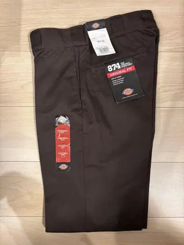 Dickies 874 DB 다크 브라운 30 x 32 택 포함 새상품!