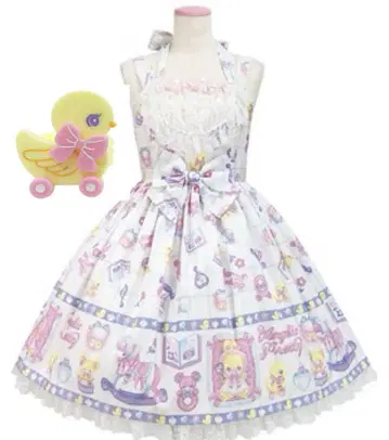 Baby Toys 오버롤 스커트 시로 병아리 Toy 반지 세트