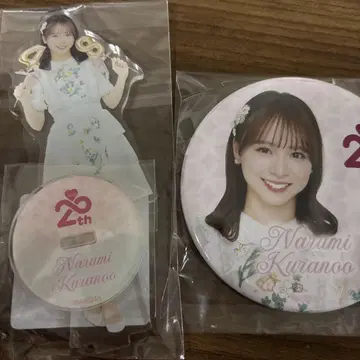AKB48 쿠라노오 나루미 스크래치 아크릴 스탠드 & 캔뱃지