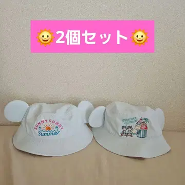 미키 귀가 달린 버킷 햇 디즈니