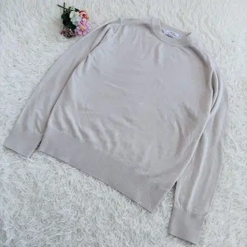 Mila Owen 울 혼방 니트 베이지 1 사이즈 M 상당